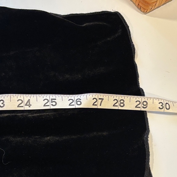 Johnny Was Claude Black Velvet Embroidered Peasant Tunic - Picture 10 of 11